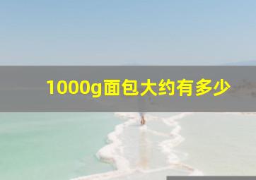 1000g面包大约有多少