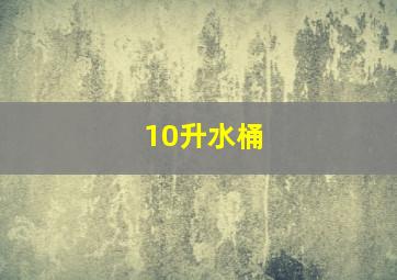 10升水桶