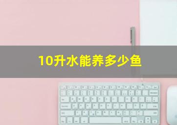 10升水能养多少鱼