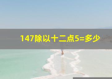 147除以十二点5=多少