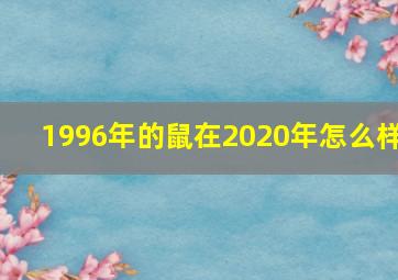 1996年的鼠在2020年怎么样