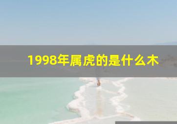 1998年属虎的是什么木