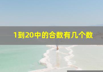 1到20中的合数有几个数