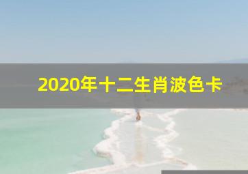 2020年十二生肖波色卡