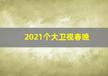 2021个大卫视春晚