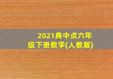 2021典中点六年级下册数学(人教版)