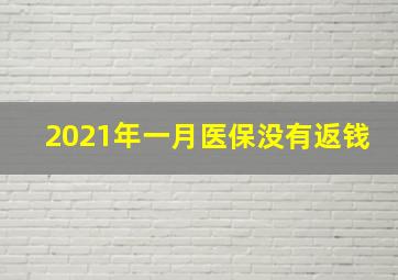 2021年一月医保没有返钱