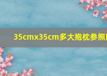 35cmx35cm多大抱枕参照图