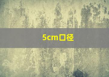 5cm口径