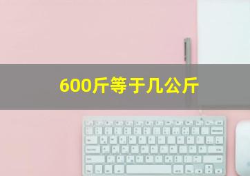 600斤等于几公斤