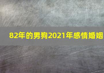 82年的男狗2021年感情婚姻