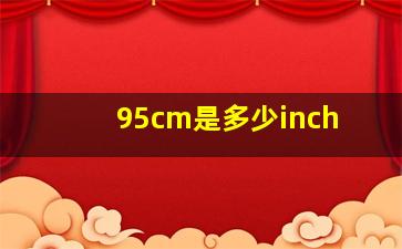 95cm是多少inch