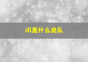 dl是什么战队