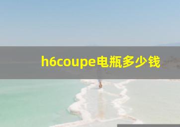 h6coupe电瓶多少钱