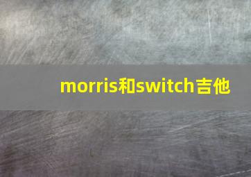 morris和switch吉他