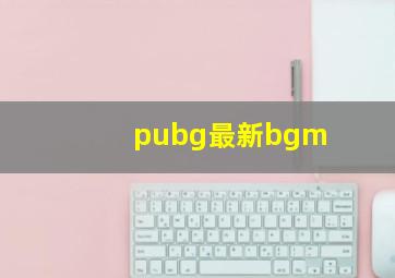 pubg最新bgm