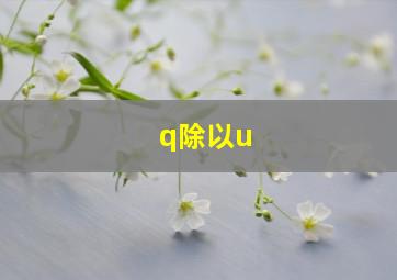 q除以u