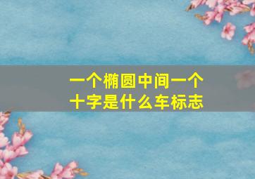 一个椭圆中间一个十字是什么车标志