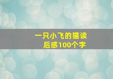 一只小飞的猫读后感100个字