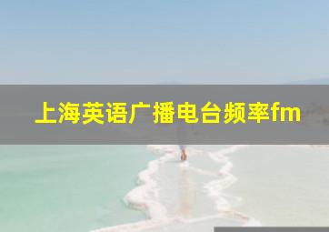 上海英语广播电台频率fm