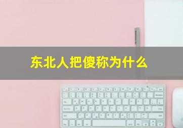 东北人把傻称为什么