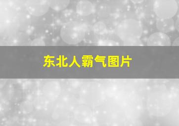 东北人霸气图片