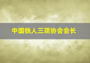 中国铁人三项协会会长