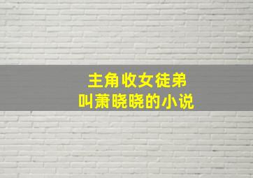 主角收女徒弟叫萧晓晓的小说