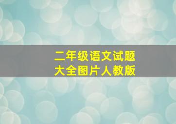 二年级语文试题大全图片人教版