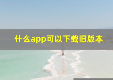 什么app可以下载旧版本