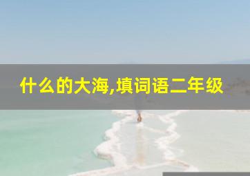 什么的大海,填词语二年级