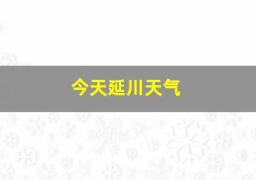 今天延川天气