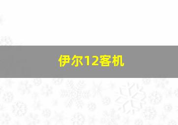 伊尔12客机