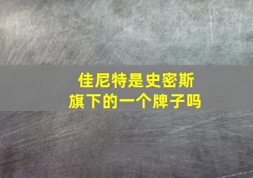 佳尼特是史密斯旗下的一个牌子吗