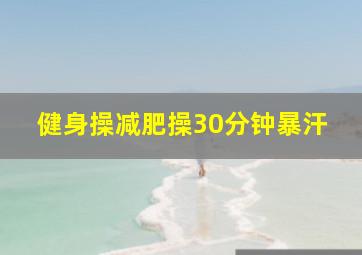 健身操减肥操30分钟暴汗