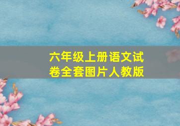 六年级上册语文试卷全套图片人教版