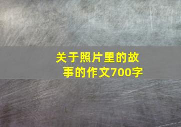 关于照片里的故事的作文700字