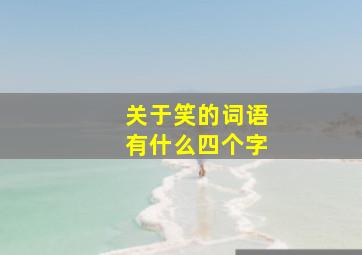 关于笑的词语有什么四个字