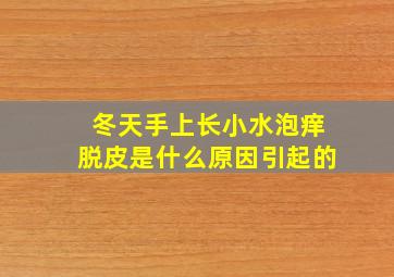 冬天手上长小水泡痒脱皮是什么原因引起的