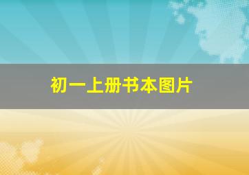 初一上册书本图片