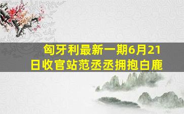 匈牙利最新一期6月21日收官站范丞丞拥抱白鹿