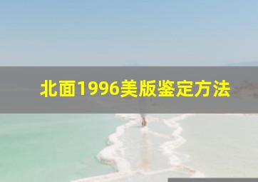 北面1996美版鉴定方法