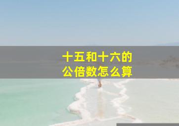 十五和十六的公倍数怎么算