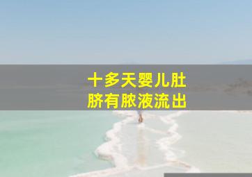 十多天婴儿肚脐有脓液流出