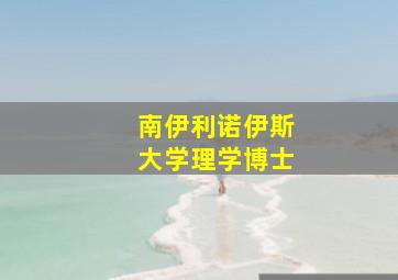 南伊利诺伊斯大学理学博士