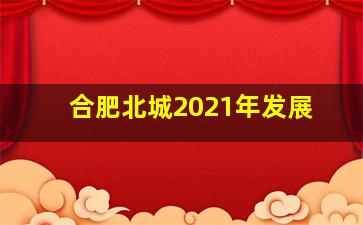 合肥北城2021年发展