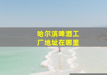 哈尔滨啤酒工厂地址在哪里