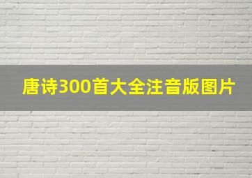 唐诗300首大全注音版图片