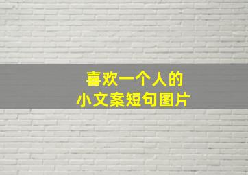 喜欢一个人的小文案短句图片