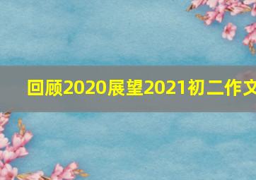 回顾2020展望2021初二作文